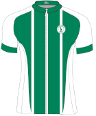 5619-cyklodres svisle pruhy zeleny predni